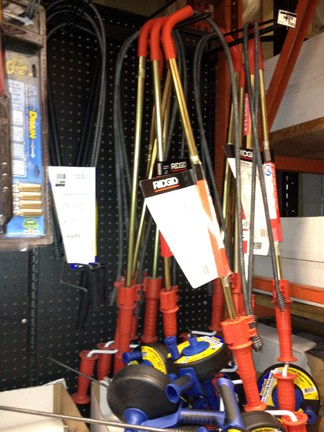 water closet drain auger
