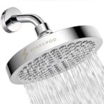 Sparkpod low flow shower head in silver