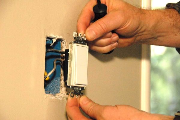 Remove light switch from box