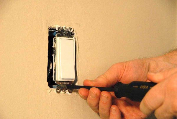Mount the new switch right side up.
