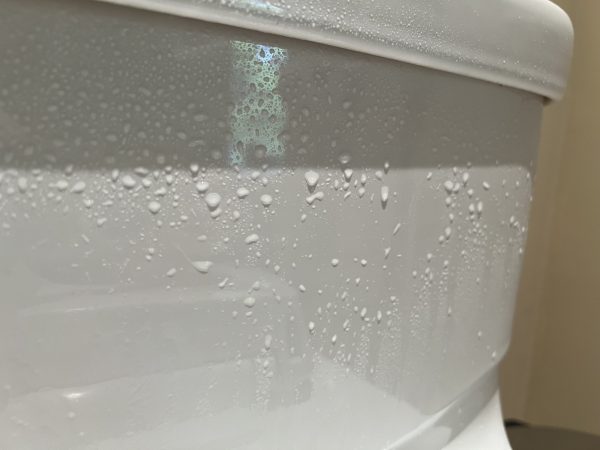 toilet tank sweating