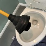 flanged toilet plunger